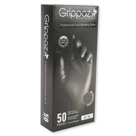 Nitrilhandschuhe Power Grip Long "Extra" | puderfrei - schwarz