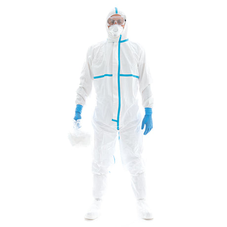 Schutzset Super High Risk - weiß-blau