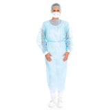 Schutzset PP, teilbeschichtet - blau-weiß