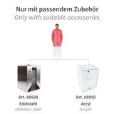 Besucherkittel Light mit Druckknöpfen, Stehkragen | PP - rot