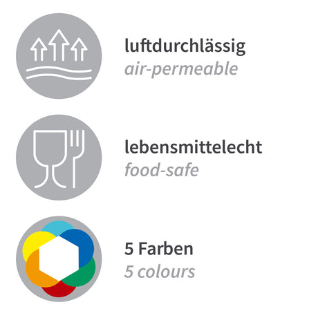Besucherkittel Light mit Druckknöpfen, Stehkragen | PP - weiß