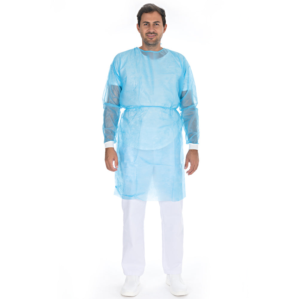 Kittel Med Light mit Nackenbindeband | SMS - blau