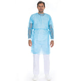 Kittel Med Light mit Nackenbindeband | SMS - blau