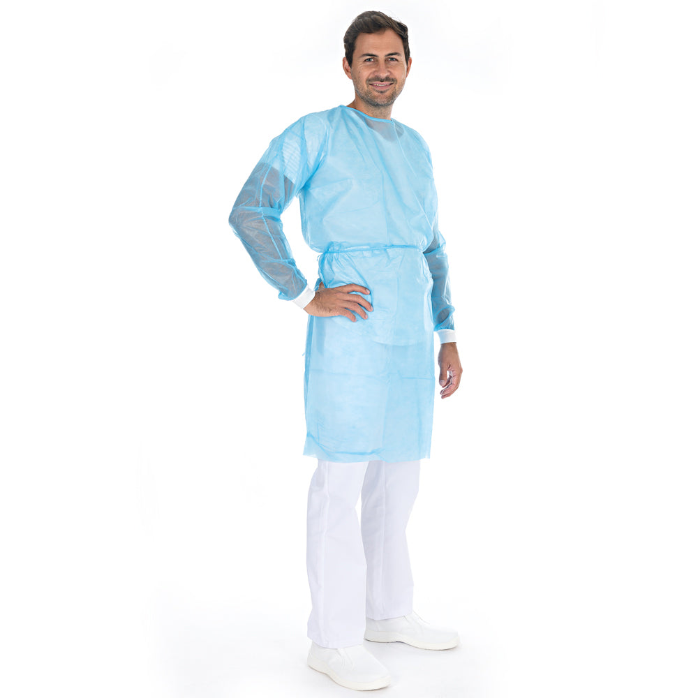 Kittel Med Light mit Nackenbindeband | SMS - blau