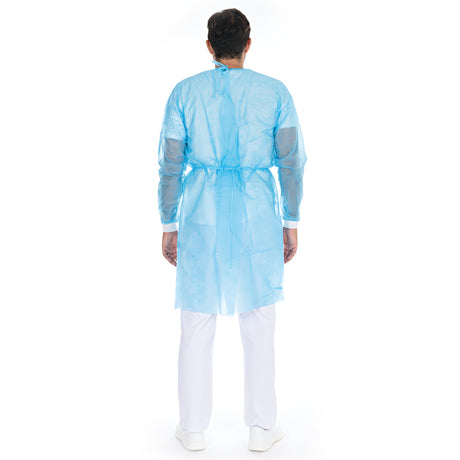 Kittel Med Light mit Nackenbindeband | SMS - blau