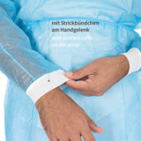 Kittel Med mit Strickbündchen | PP - blau
