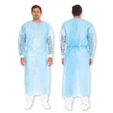 Schutzkittel Protect Typ PB 4B + PB 6B | PP, PE teil-laminiert - blau