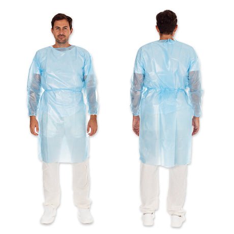 Schutzkittel Protect Typ PB 6B | PP, PE voll-laminiert - blau