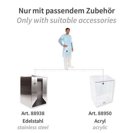 Schutzkittel Protect Typ PB 6B | PP, PE voll-laminiert - blau