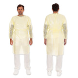 Schutzkittel Protect Typ PB 6B | PP, PE voll-laminiert - gelb