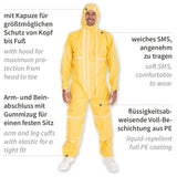 Overalls ChemicalStar Typ 3B+4B+5B+6B | SMS/PE - gelb