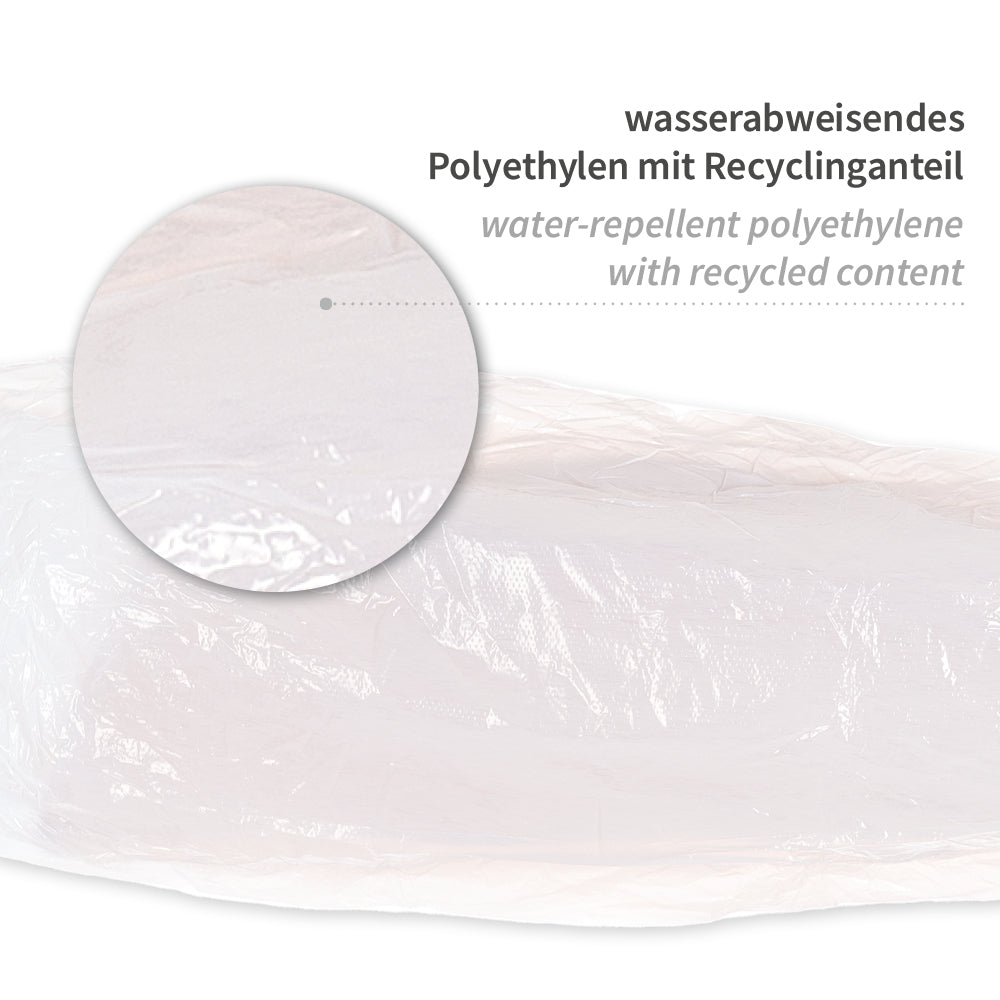 Ärmelschoner | PE, maschinell gefertigt - weiß