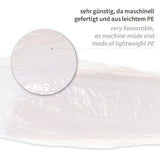 Ärmelschoner Light | PE, maschinell gefertigt - weiß