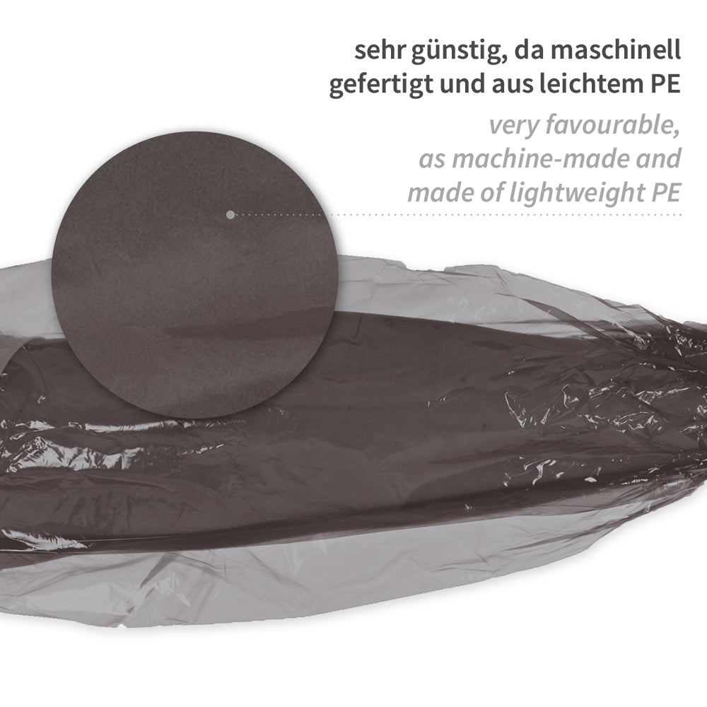 Ärmelschoner Light | PE, maschinell gefertigt - schwarz