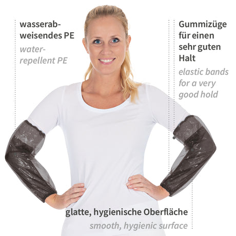 Ärmelschoner Light | PE - schwarz