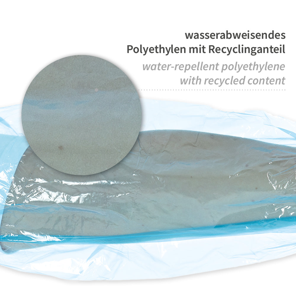 Ärmelschoner | PE, maschinell gefertigt - blau