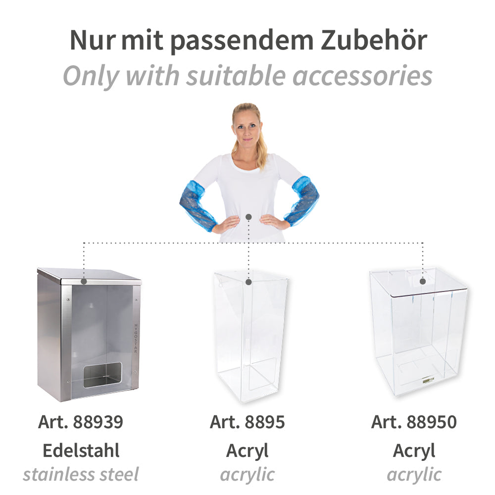 Ärmelschoner Eco | PE, maschinell gefertigt - blau