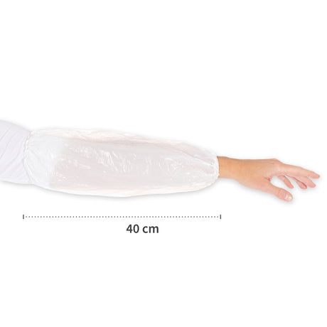 Ärmelschoner Light | PE - weiß