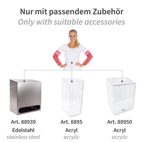 Ärmelschoner Light | PE - rot