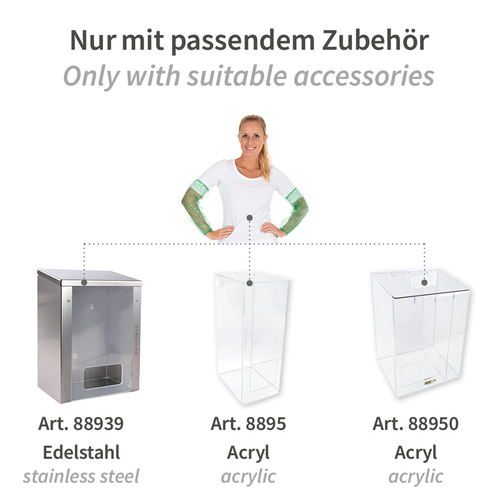 Ärmelschoner Light | PE, maschinell gefertigt - grün