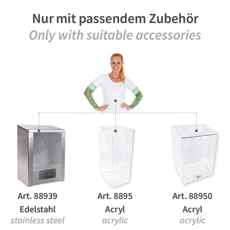 Ärmelschoner Light | PE, maschinell gefertigt - grün
