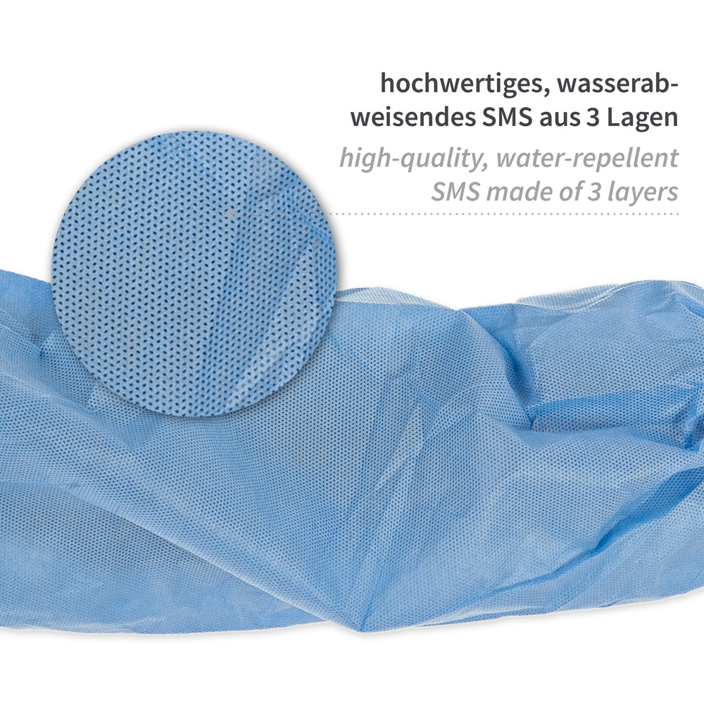 Ärmelschoner mit Strickbündchen | SMS - blau