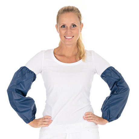 Ärmelschoner | Polyester/PU - blau