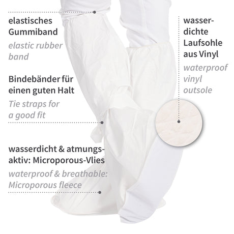 Überstiefel Strong | Microporous - weiß
