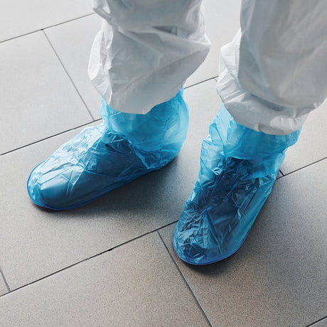 Überstiefel | PE - blau
