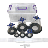Anästhesie-Masken Set mit 6 Größen inkl. Transportbox