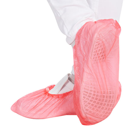 Überschuhe Eco | CPE, maschinell gefertigt - rot