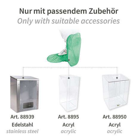 Überschuhe | CPE, maschinell gefertig - grün