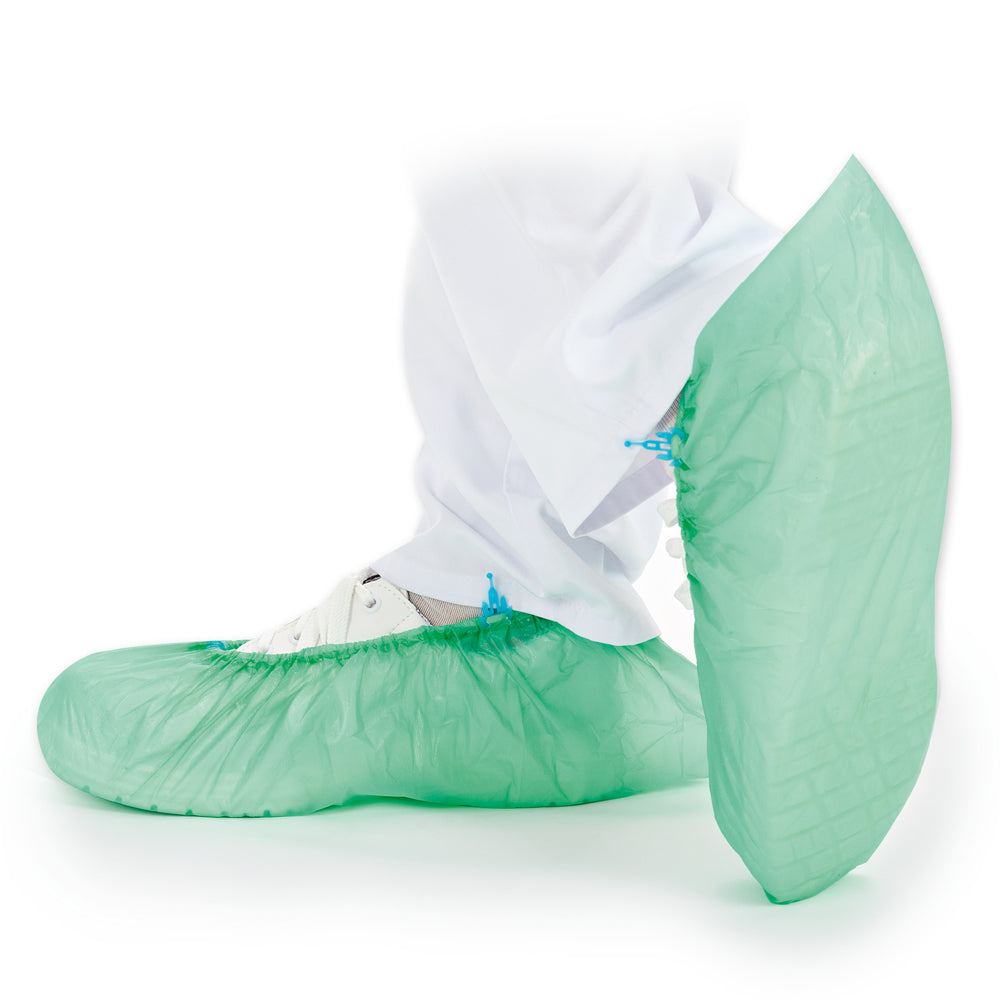 Überschuhe für Hygomat | CPE - grün