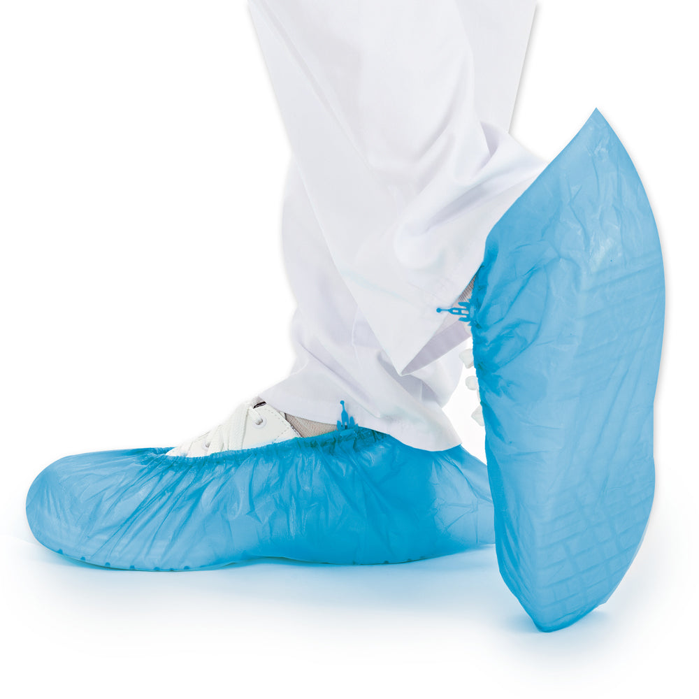 Überschuhe für Hygomat | CPE - blau