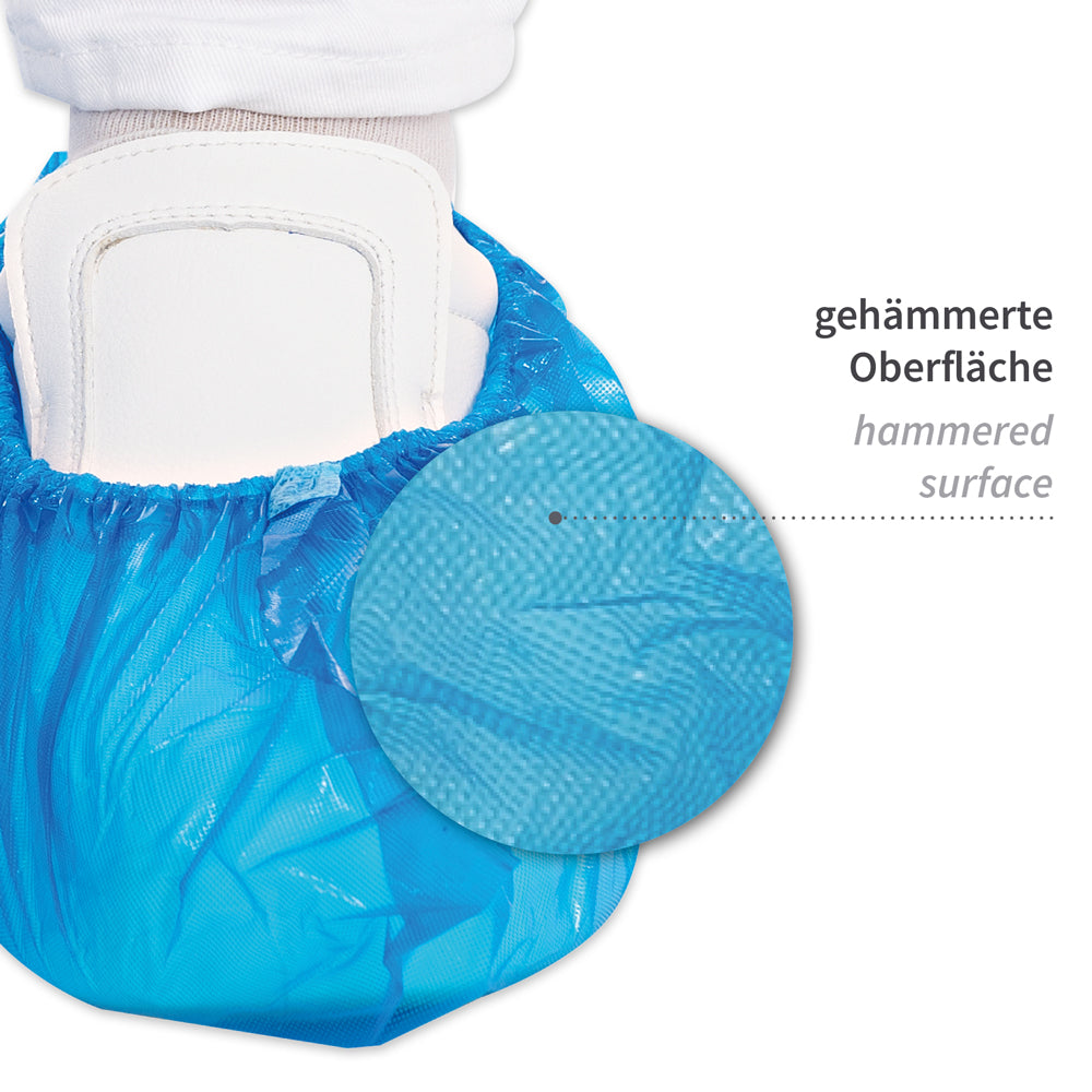 Überschuhe für Hygomat | CPE - blau