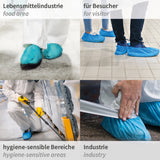 Überschuhe | CPE, maschinell gefertig - blau