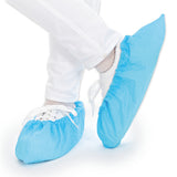 Überschuhe Anti Slide | CPE, TPE beschichtet - blau