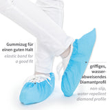 Überschuhe Anti Slide | CPE, TPE beschichtet - blau