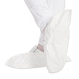 Überschuhe Anti Slide | CPE, TPE beschichtet - weiß