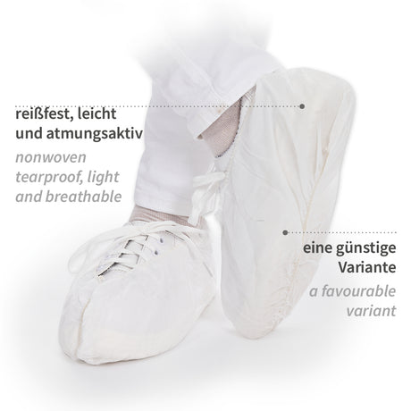 Überschuhe Med Eco | PP, maschinell gefertigt - weiß
