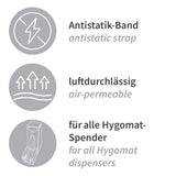 Überschuhe für Hygomat | PP, antistatisch - blau