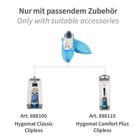 Überschuhe für Hygomat Clipless | PP - blau