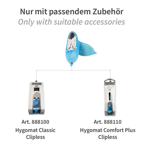 Überschuhe Structure für Hygomat Clipless | PP - blau