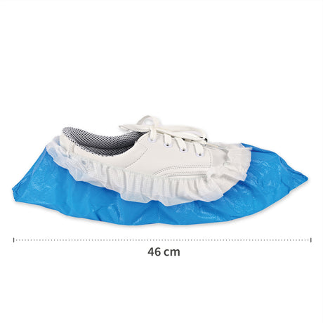 Überschuhe für Hygomat Clipless | PP/CPE - weiß-blau