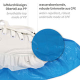 Überschuhe für Hygomat Clipless | PP/CPE - weiß-blau