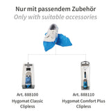 Überschuhe für Hygomat Clipless | PP/CPE - weiß-blau