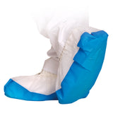 Überschuhe | PP/CPE - weiß-blau