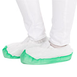 Überschuhe | PP/CPE - weiß-grün