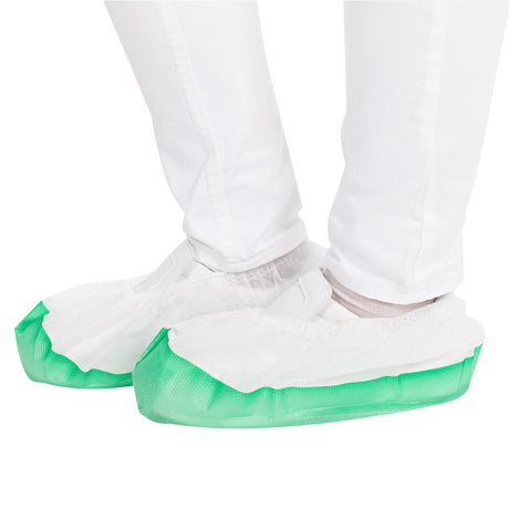 Überschuhe | PP/CPE - weiß-grün