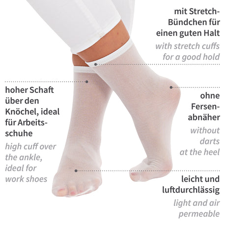 Einwegsocken Foot Fresh | Polyamid - weiß